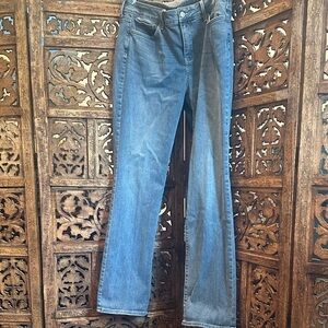 NYDJ Straight Leg Blue Jeans